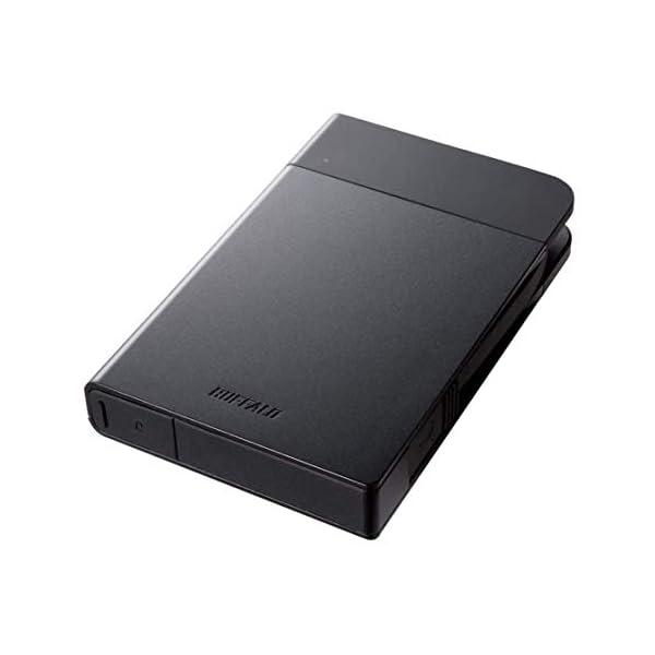 Buffalo MiniStation Extreme NFC USB 3.0 2 TB Rugged Portable Festplatte (HD-PZN2.0U3B) Schwarz