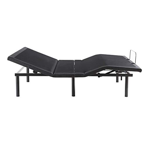 LUCID L600 Adjustable Bed Base Frame With Massage Features Bluetooth Compatible with