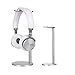 eletecpro Headphone Stand Holder,Universal Aluminum Alloy Gaming Headset earphone Holder Table Desk Display Rack Hanger Orgnizer Support For All Headphone Sizes (Silver)