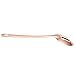 Juvale Slotted Spoon - Copper Coated - Ideal for Straining Vegetables and Soup - Rose Gold, 14 x 1.2 x 5.5 Inches
