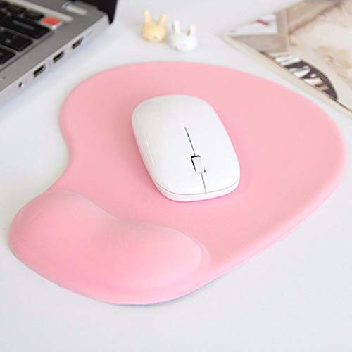 Sonmer Soft Silicone Human Design Professional Gaming Mouse Pad for PC Laptop Mac,With Wrist Rest Support (Pink) - Thumbnail 3