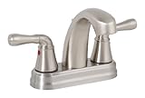 Premier 120041LF Sanibel Lead-Free Centerset Two-Handle Lavatory Faucet, Brushed Nickel