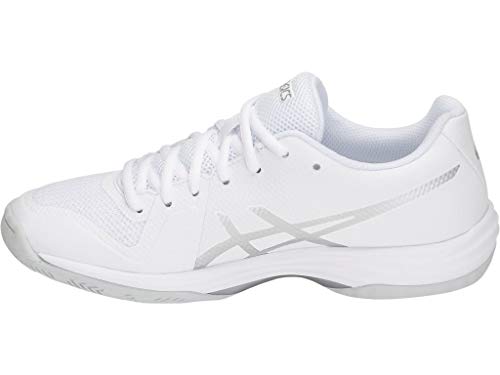 image for ASICS Women's Gel-Tactic 2 Volleyball Shoes, 10M, White/Silver, womens