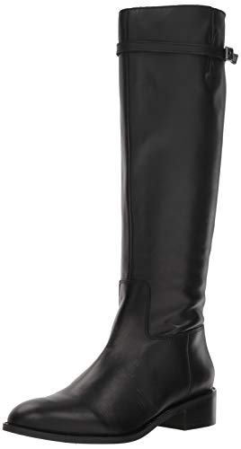 Franco Sarto Women's Belaire Equestrian Boot, Black, 5 M US