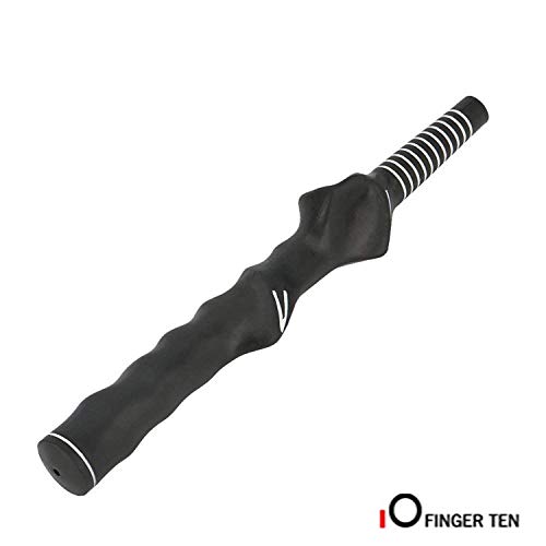 image for FINGER TEN Golf Swing Grip Trainers Practice Tool Aid Value 2 Pack, Qu