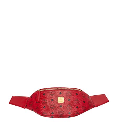 mcm fanny pack red