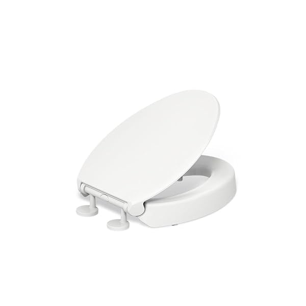 KOHLER 25875-0 HYTEN 3″ HEIGHT, ELEVATED SOFT CLOSE...
