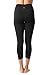 90 Degree By Reflex - High Waist Tummy Control Shapewear - Power Flex Capri - Black and Heather Charcoal 2 Pack - Large