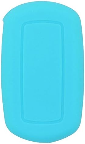 BROVACS Silicone Cover Protector Case Holder Skin Jacket Compatible with LAND ROVER 2 Button Flip Remote Key Fob CV2702 Light Blue - Image 3