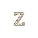 Sonix Crystal Embellished Metal Alphabet Letter Sticker - Clear (Z)