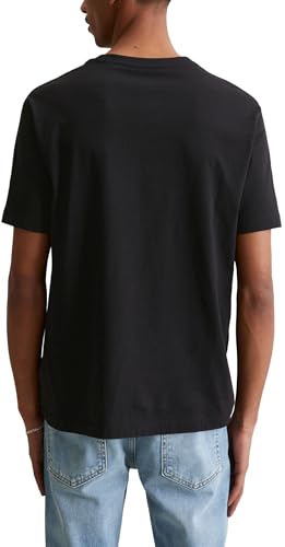 Marc O'Polo Denim Herren T-Shirt aus Bio-Baumwolle Regular Fit, Schwarz (Black), XL 3