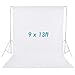 Neewer® 9 x 13 ft/2.8 x 4M Photo Studio 100% Pure Muslin Collapsible Backdrop Background for Photography,Video and Television (Background Only)-White