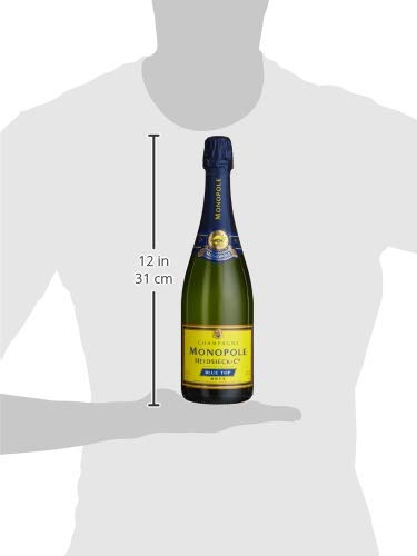 Monopole Heidsieck Blue Top Brut Champagner mit gelber Neoprenkühlmanschette (1 x 0,75 l) – Bild 6