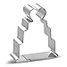 LILIAO Cookie Cutters Set for Wedding - 10 PCS - Wedding Dress, Diamond Ring, Bow-tie, Wedding Cakes, Heart, Heart with Wings, Bouquet, Plaque, Lips and Beard - Stainless Steel