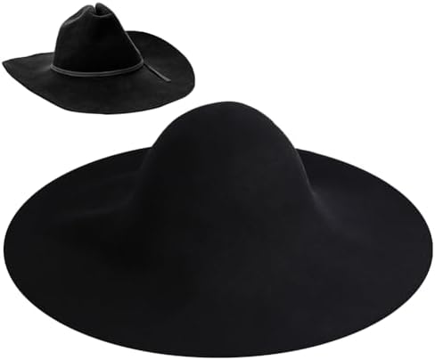 Amazon.com: ZWOW Top Felt Hats - 100% Wool Wide Brim Felt Hat Base