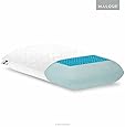 Z Gel Infused Dough Memory Foam + Liquid Gel Pillow with Removable Velour Cover - 5-Year Warranty - Standard