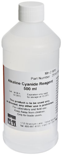 YSI 251417RP4Y Alkaline-Cyanide Liquid Reagent for pHotoFlex Colorimeter, 100ml Volume