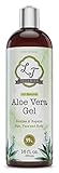 99% USDA Organic-Pure-Aloe-Vera-Gel 16oz| For Face, Hair, Skin Care & Acne, Sunburn, Bug Bite, Rashes, Eczema Relief | 100 Percent Pure & Natural Cold Pressed Aloe Vera | Chemical & Preservative Free