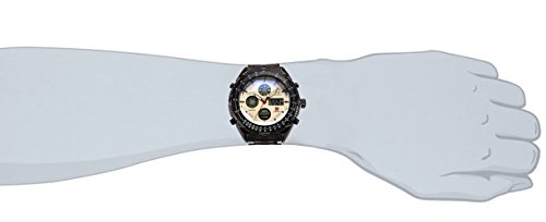 Shark Reloj Hombre de Cuarzo Correa de Acero Inoxidable Negro Esfera Blanca - Imagen 6