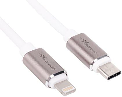 USB-C to Lightning Cable, Roopower 3ft Type-C to Lightning 8-Pin Charging Data Cable Combined USB 3.0 Adapter for iPhone, iPad connect to Apple 12 Inch MacBook, Macbook Pro 2016 and Windows PC (White)