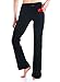 Yogipace,Petite/Regular/Tall,Women's Bootcut Yoga Pants Long Workout Pant with Back Pockets
