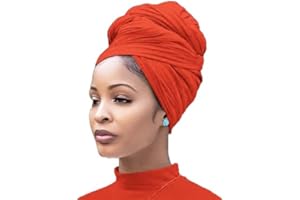Nonbongoy Head Wraps for Black Women Stretch Turban Headwraps Scarf Hair Wraps Head Scarf for Locs Braids