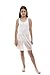 Coral Kids Cotton/Poly V Neck Non Cling Girls Full Slip (7, White)