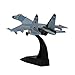 HANGHANG 1/100 Scale SU-27 Fighter Attack Plane Metal Fighter Military Model Fairchild Republic Diecast Plane Model for Commemorate Collection or Gift
