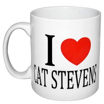 EC C577 I Love CAT Stevens Mug, Ceramic