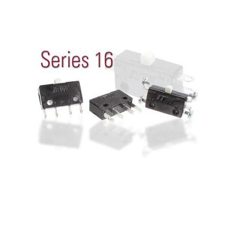 Microswitch, Subminiature, Pin Plunger, SPDT, Solder, 10.1 A, 28 VDC