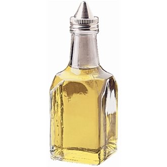 Stalwart CE329 Oil/Vinegar Cruet Jar with Lid (Pack of 12)