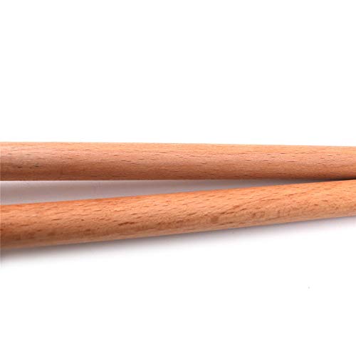OUYAWEI Fashion for 2pcs Timpani Mallet Drumstick Felt Head Wood Handle Anti-Slip Bass Drum Sticks Indispensable Accessory for Musical Instrument - Thumbnail 3