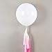 24pcs 18 Inch Big White Balloons Latex Round Balloons Giant White Balloon Jumbo Thick Balloon for Photo Shoot Birthday Wedding Party New Year's Day Christmas Decorations