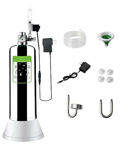 ZRDR Aquarium Co2 System 2L with Pressure Gauge Automatic Pressure ... - Stable Co2 Supply For Aquarium Water Circulation