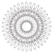 SAFETY PINS (PACK 0F 100)- SHARRY (26MM)