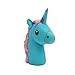 New 2600mah Blue Unicorn Shaped Emoji Cute Funny Cartoon Gift Power Bank External Battery Portable Mobile Phone Charger For Iphone Ipad Samsung Galaxy Note All Tabletes … …