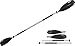 Sea Eagle 4 Part Easy Pack Kayak Paddle (7'10 inch) with Asymmetrical Fiberglass Reinforced Nylon Blades Boats (1)