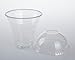 Golden Apple, 9 oz Clear Plastic Sundae Cup 30sets with Dome lids no hole. Disposable Dessert Bowls, Frozen Dessert
