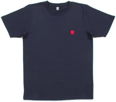 Amazon Co Jp Graniph グラニフ ベーシックtシャツ ポイントリーフ ネイビー ワンポイント グラフィックデザイン M 服 ファッション小物