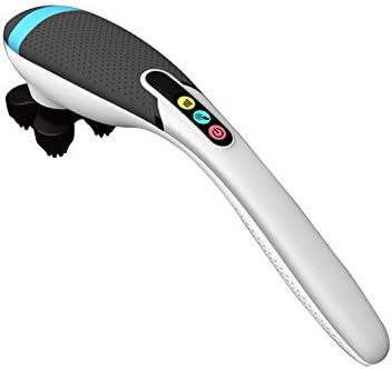 Yotech Cordless Shiatsu Massager with Six Interchangeable Nodes and Multiple Modes, Handheld Electric Full Body Massager for Leg, Foot, Neck, Back, Shoulder, Deep Tissue Massage