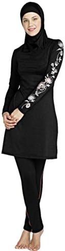Rosiest Women Long Sleeve Muslim Islamic Full Cover Costumes Modest Swimwear Burkini