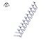 FINEWE 10Pcs V Shape Spring Clip with Button
