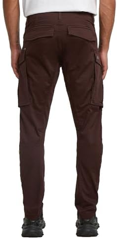 Rovic Zip 3D Regular Tapered Pants, Pantaloni, Uomo, Marrone (Chocolate Plum D02190-5126-G692), 26W / 32L