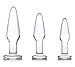 Dosha 3 Piece Glass Anal Plug Kit