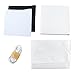 DR. Machinist LED Portable Photo Studio, Mini Light Box, Shooting Tent Kit with White and Black Backdrops, USB Cable (8.7 x 8.7 x 9.6 inches)