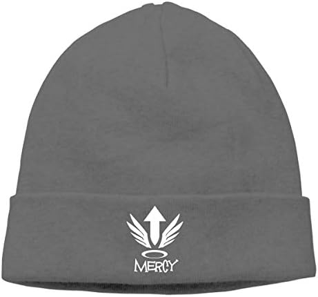 Gaoger Mens & Womens Overwatch Mercy Skull Beanie Hats Winter Knitted Caps Soft Warm Ski Hat Black