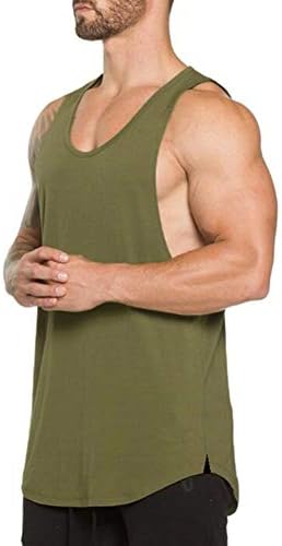 ZODEYI Mens Tank Tops Workout Shirts Bodybuilding Stringer Tank Top Sleeveless Fitness Vest