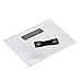 Amazon Basics Horizontal Magnetic Badge Holder - Pack of 20, Clear, White