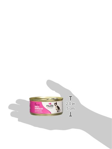 NULO TROUT & SALMON RECIPE PATE WET CANNED CAT FOOD, 5.5 OUNCE (PACK OF 24)