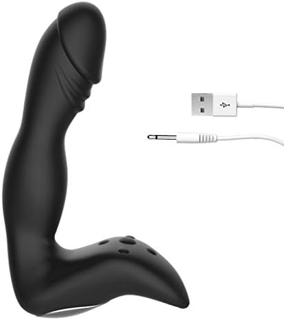 10 Speeds Silicone Amal Pluug Mssage G-sp-o-t Toys for Women Men (A Size:app. 3.54x6.3inch)